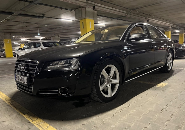 Audi A8 cena 85400 przebieg: 236150, rok produkcji 2012 z Pruchnik małe 301